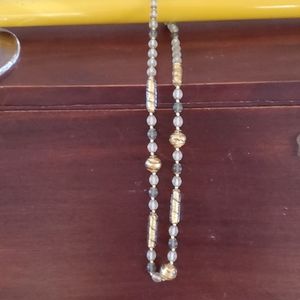 Glass bead necklace